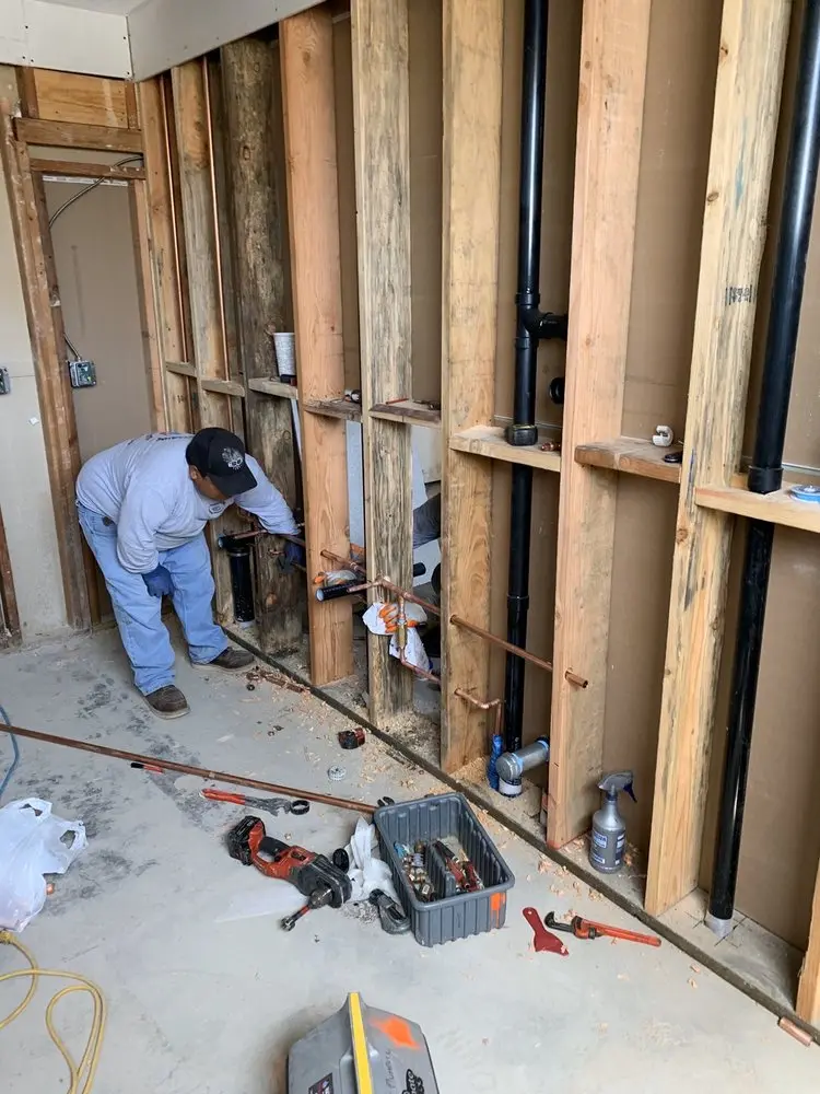 Commercial rough-in plumbing for Commercial Plumbing in Wellesley